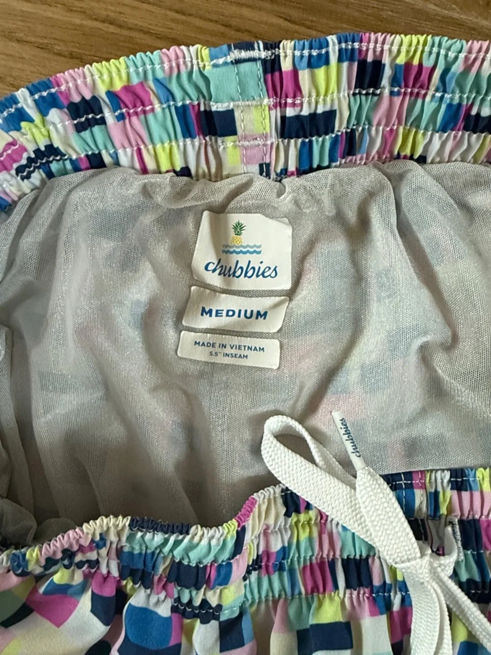 chubbies Multi-Color Geometric Block Swim Trunks - Picture 3 of 3